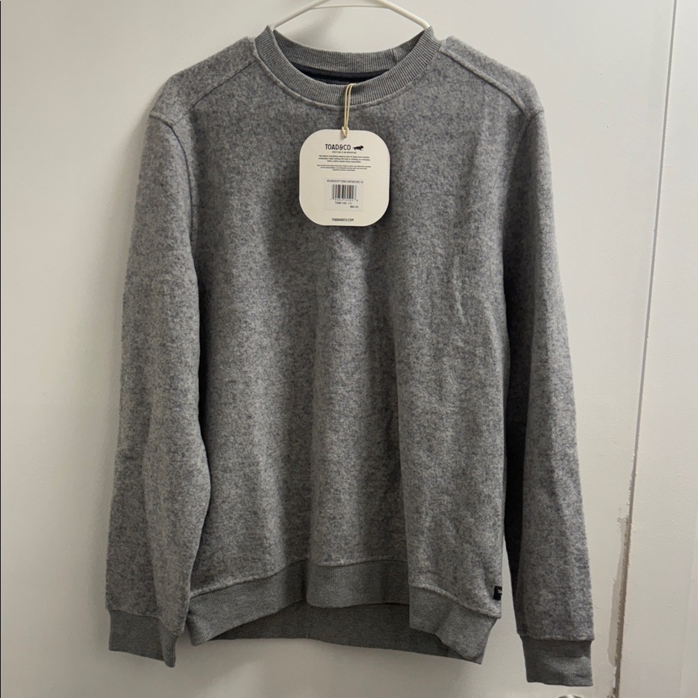 Toad&Co Gray Crewneck Sweater
